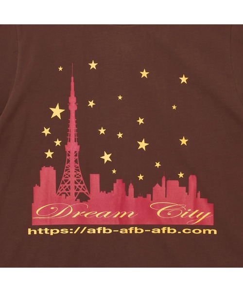 AFB(エーエフビー)の「DREAM CITY TEE(Tシャツ/カットソー・メンズ・パープル/ブラウン/ブルー・MEDIUM/LARGE/X-LARGE)」の6枚目の写真