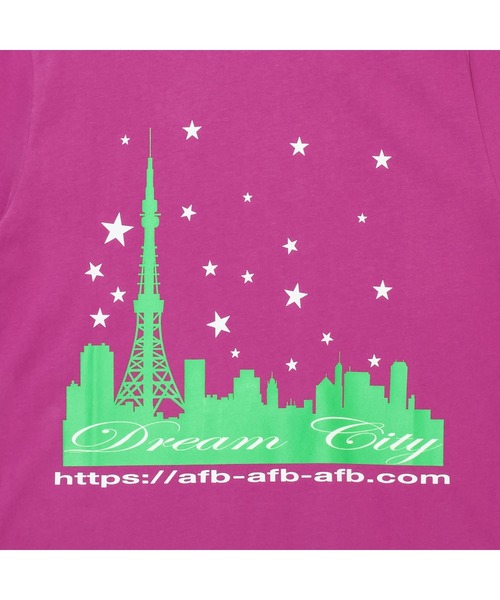 AFB(エーエフビー)の「DREAM CITY TEE(Tシャツ/カットソー・メンズ・パープル/ブラウン/ブルー・MEDIUM/LARGE/X-LARGE)」の5枚目の写真
