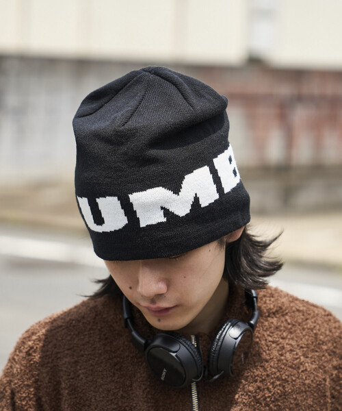 UMBRO(アンブロ)の「UMBRO/アンブロ SP JQ LOGO BEANIE/別注 ジャカード ロゴ ビーニー(ニットキャップ/ビーニー・メンズ・ホワイト/ブラック/ブラウン・ONE SIZE)」の11枚目の写真