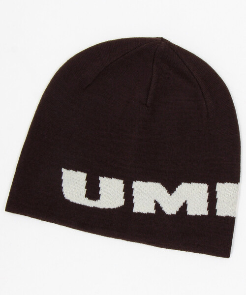 UMBRO(アンブロ)の「UMBRO/アンブロ SP JQ LOGO BEANIE/別注 ジャカード ロゴ ビーニー(ニットキャップ/ビーニー・メンズ・ホワイト/ブラック/ブラウン・ONE SIZE)」の18枚目の写真