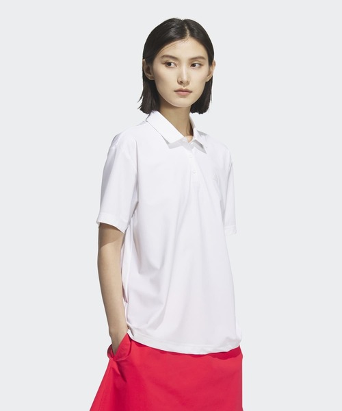 adidas(アディダス)の「アディゼロ ハイブリッド 半袖ポロシャツ【adidas Golf/アディダスゴルフ】(ポロシャツ・レディース・ホワイト・SMALL/MEDIUM/LARGE/X-LARGE/XX-LARGE)」の5枚目の写真