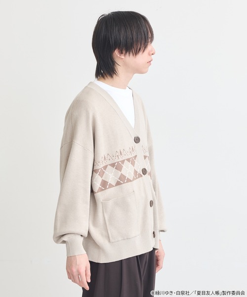 earth music&ecology(アースミュージックアンドエコロジー)の「夏目友人帳 ニットカーディガン(カーディガン/ボレロ・レディース・アイボリー/ベージュ・FREE)」の12枚目の写真