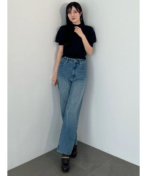 MERCURYDUO(マーキュリーデュオ)の「2WAYビッグリボンデニム(デニムパンツ・レディース・ブルー・MEDIUM/SMALL)」の20枚目の写真