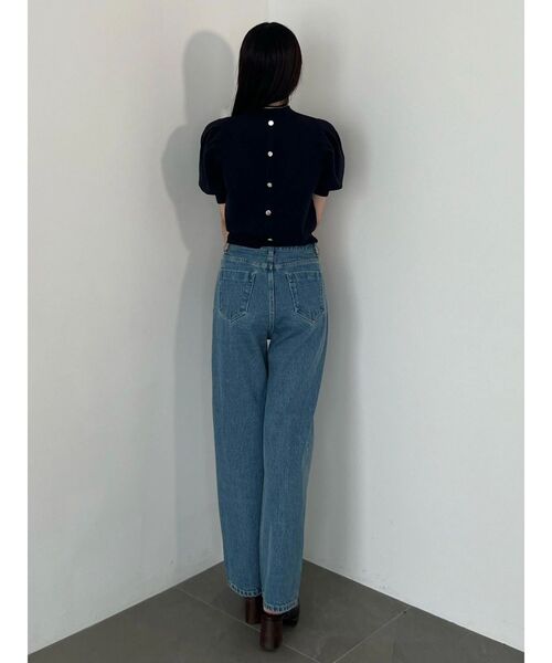 MERCURYDUO(マーキュリーデュオ)の「2WAYビッグリボンデニム(デニムパンツ・レディース・ブルー・MEDIUM/SMALL)」の18枚目の写真