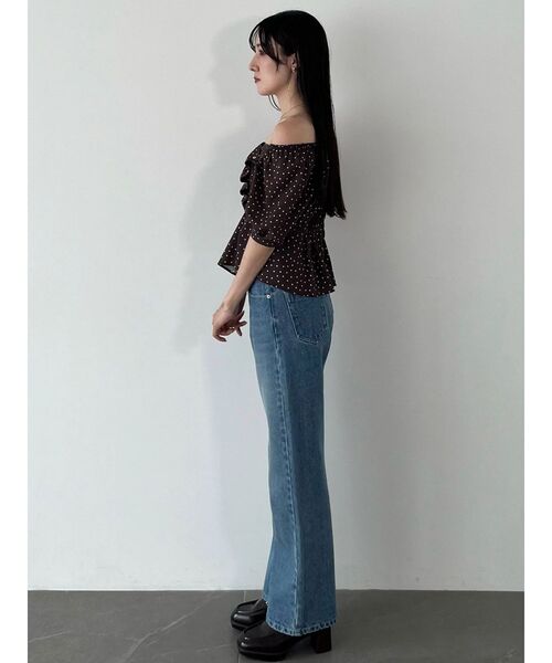 MERCURYDUO(マーキュリーデュオ)の「2WAYビッグリボンデニム(デニムパンツ・レディース・ブルー・MEDIUM/SMALL)」の16枚目の写真