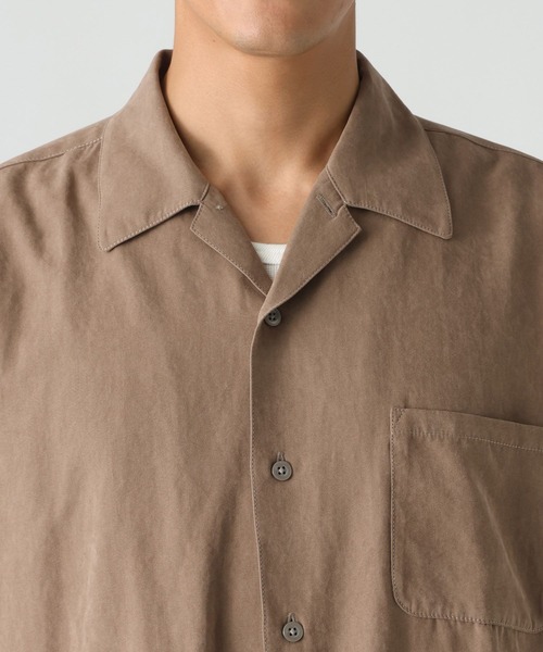 BAYFLOW（ベイフロー）の「【接触冷感】アイスフェイクスエードシャツ（シャツ/ブラウス・メンズ・グレー/ベージュ・LARGE/MEDIUM）」の15枚目の写真