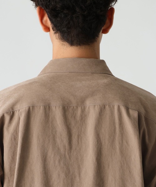 BAYFLOW（ベイフロー）の「【接触冷感】アイスフェイクスエードシャツ（シャツ/ブラウス・メンズ・グレー/ベージュ・LARGE/MEDIUM）」の17枚目の写真