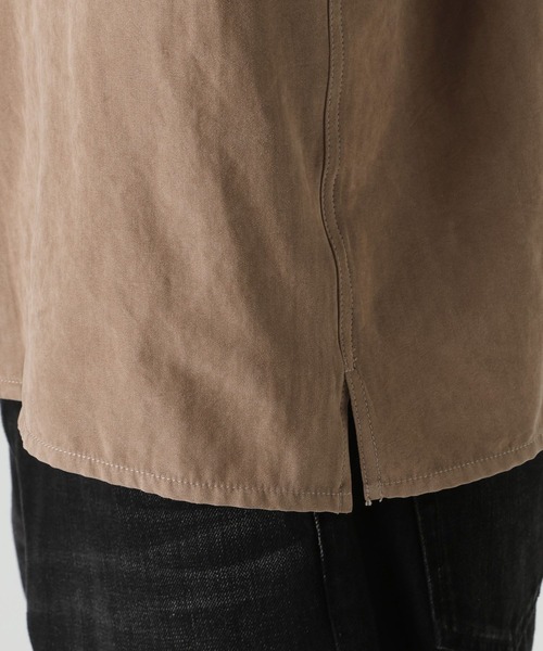 BAYFLOW（ベイフロー）の「【接触冷感】アイスフェイクスエードシャツ（シャツ/ブラウス・メンズ・グレー/ベージュ・LARGE/MEDIUM）」の19枚目の写真