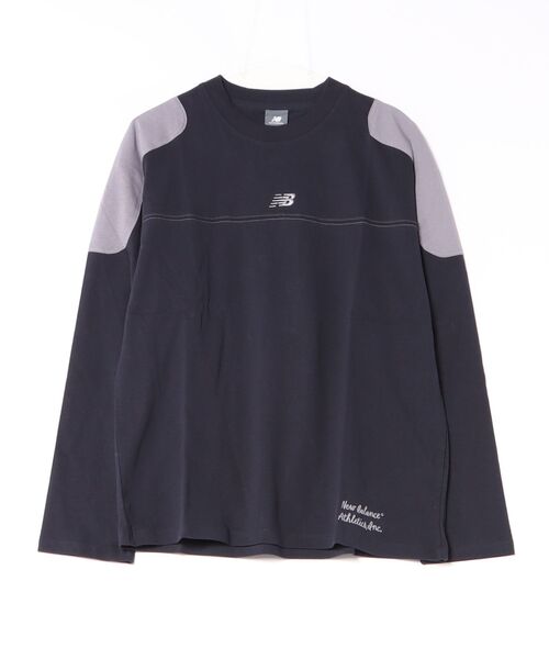 NEW BALANCE(ニューバランス)の「New Balance ニューバランス M レガシーグラフィックロングスリーブT ロングスリーブ MT62O1OPDNT DNT(Tシャツ/カットソー・メンズ・ブルー・XX-LARGE/X-LARGE/LARGE/MEDIUM)」の1枚目の写真