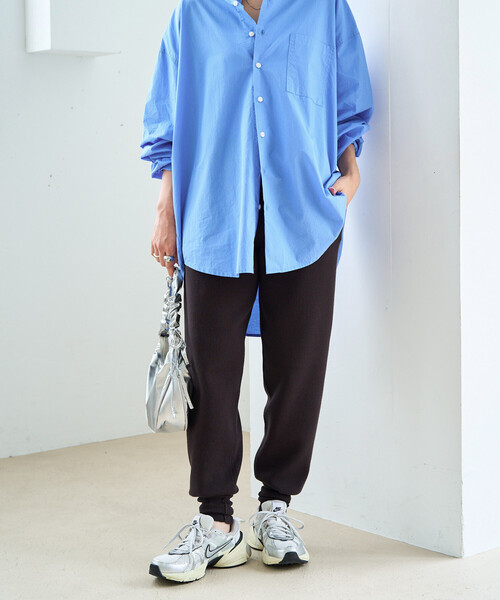 FREAK'S STORE(フリークスストア)の「限定展開 ニットジョガー イージー パンツ(その他パンツ・レディース・ブラック/ナチュラル/グレー/ライトグレー/ダークブラウン/チャコール・SMALL/MEDIUM)」の16枚目の写真