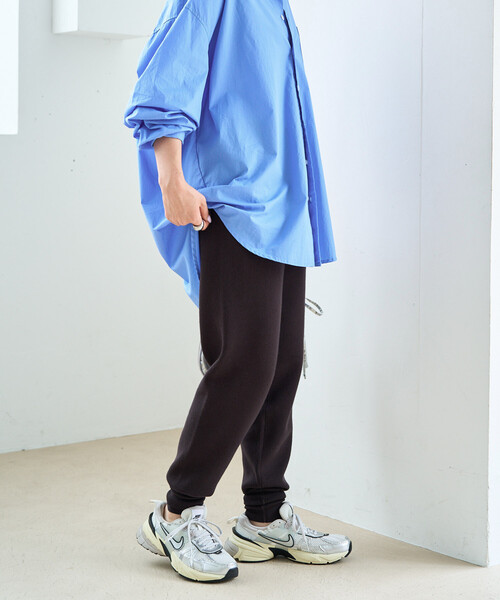 FREAK'S STORE(フリークスストア)の「限定展開 ニットジョガー イージー パンツ(その他パンツ・レディース・ブラック/ナチュラル/グレー/ライトグレー/ダークブラウン/チャコール・SMALL/MEDIUM)」の17枚目の写真
