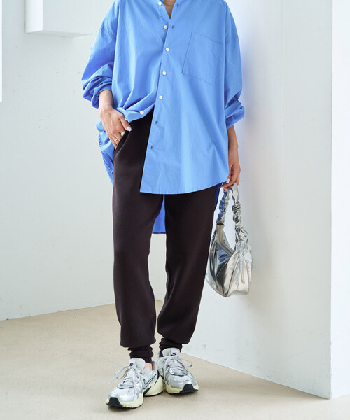 FREAK'S STORE(フリークスストア)の「限定展開 ニットジョガー イージー パンツ(その他パンツ・レディース・ブラック/ナチュラル/グレー/ライトグレー/ダークブラウン/チャコール・SMALL/MEDIUM)」の19枚目の写真