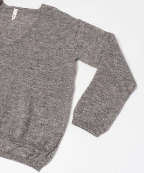 URBAN RESEARCH DOORS(アーバンリサーチドアーズ)の「Baby Alpaca V-Neck Knit(ニット/セーター・レディース・ミント/グレー・FREE)」の11枚目の写真