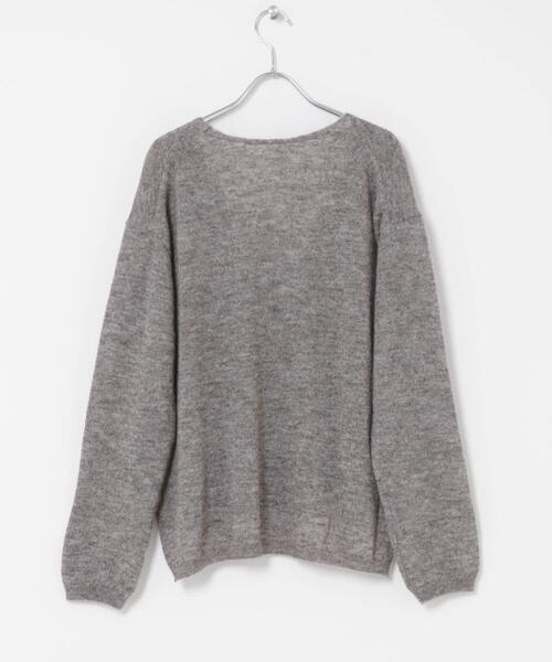 URBAN RESEARCH DOORS(アーバンリサーチドアーズ)の「Baby Alpaca V-Neck Knit(ニット/セーター・レディース・ミント/グレー・FREE)」の12枚目の写真