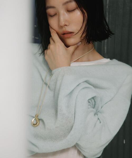 URBAN RESEARCH DOORS(アーバンリサーチドアーズ)の「Baby Alpaca V-Neck Knit(ニット/セーター・レディース・ミント/グレー・FREE)」の18枚目の写真