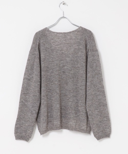 URBAN RESEARCH DOORS(アーバンリサーチドアーズ)の「Baby Alpaca V-Neck Knit(ニット/セーター・レディース・ミント/グレー・FREE)」の12枚目の写真