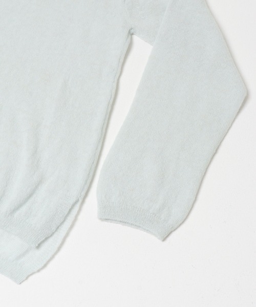 URBAN RESEARCH DOORS(アーバンリサーチドアーズ)の「Baby Alpaca V-Neck Knit(ニット/セーター・レディース・ミント/グレー・FREE)」の3枚目の写真