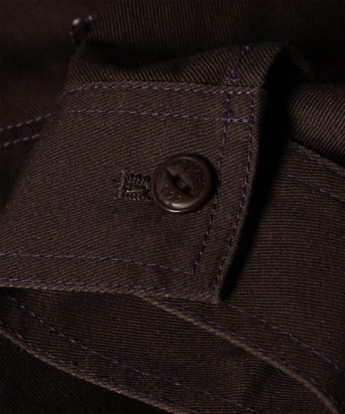 Dickies（ディッキーズ）の「ウィメンズ Dickies(R) × PS Paul Smith トラッカージャケット / 265910 JK264（ブルゾン・レディース・ダークブラウン/グリーン・40/38）」の19枚目の写真