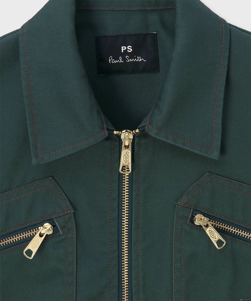 Dickies（ディッキーズ）の「ウィメンズ Dickies(R) × PS Paul Smith トラッカージャケット / 265910 JK264（ブルゾン・レディース・ダークブラウン/グリーン・40/38）」の10枚目の写真