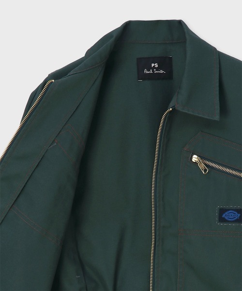 Dickies（ディッキーズ）の「ウィメンズ Dickies(R) × PS Paul Smith トラッカージャケット / 265910 JK264（ブルゾン・レディース・ダークブラウン/グリーン・40/38）」の12枚目の写真