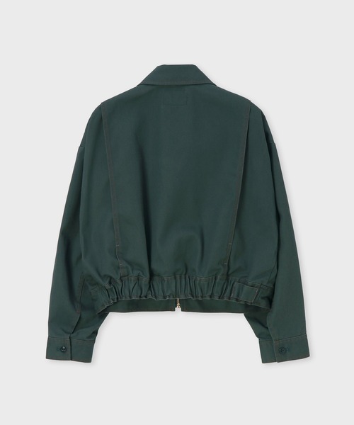 Dickies（ディッキーズ）の「ウィメンズ Dickies(R) × PS Paul Smith トラッカージャケット / 265910 JK264（ブルゾン・レディース・ダークブラウン/グリーン・40/38）」の13枚目の写真