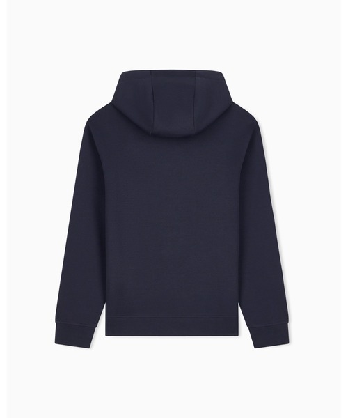 ARMANI EXCHANGE(アルマーニエクスチェンジ)の「【A|X アルマーニ エクスチェンジ】AXロゴ フーデッドスウェットプルオーバー(スウェット・メンズ・ダークネイビー・LARGE/MEDIUM/SMALL/X-LARGE)」の2枚目の写真