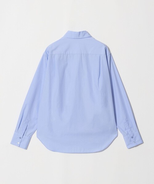 A DAY IN THE LIFE UNITED ARROWS(アデイインザライフユナイテッドアローズ)の「コットンブロード レギュラーカラーシャツ <A DAY IN THE LIFE>(シャツ/ブラウス・レディース・その他1/オフホワイト/ライトブルー・FREE)」の4枚目の写真