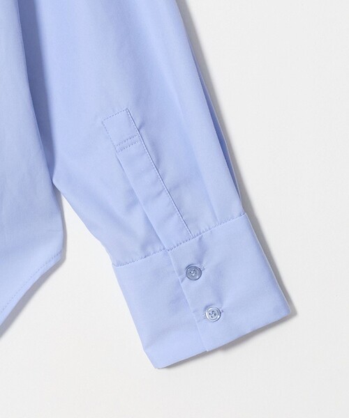 A DAY IN THE LIFE UNITED ARROWS(アデイインザライフユナイテッドアローズ)の「コットンブロード レギュラーカラーシャツ <A DAY IN THE LIFE>(シャツ/ブラウス・レディース・その他1/オフホワイト/ライトブルー・FREE)」の6枚目の写真