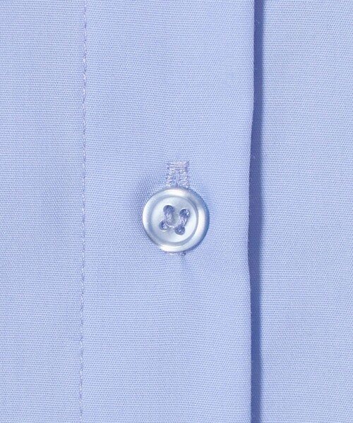 A DAY IN THE LIFE UNITED ARROWS(アデイインザライフユナイテッドアローズ)の「コットンブロード レギュラーカラーシャツ <A DAY IN THE LIFE>(シャツ/ブラウス・レディース・その他1/オフホワイト/ライトブルー・FREE)」の7枚目の写真
