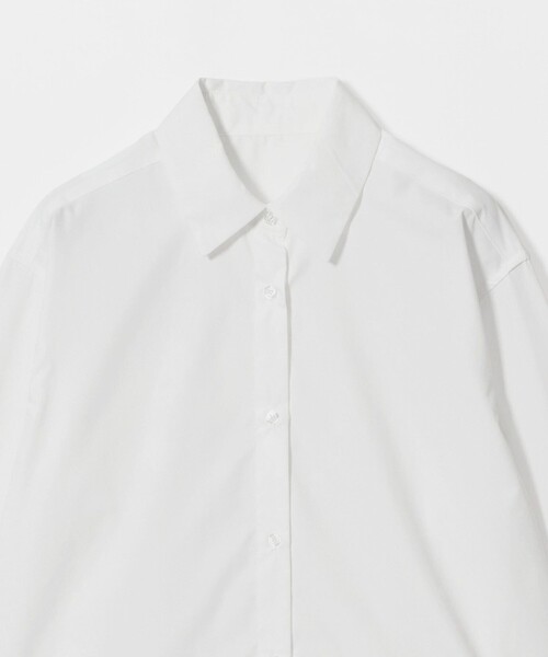 A DAY IN THE LIFE UNITED ARROWS(アデイインザライフユナイテッドアローズ)の「コットンブロード レギュラーカラーシャツ <A DAY IN THE LIFE>(シャツ/ブラウス・レディース・その他1/オフホワイト/ライトブルー・FREE)」の9枚目の写真