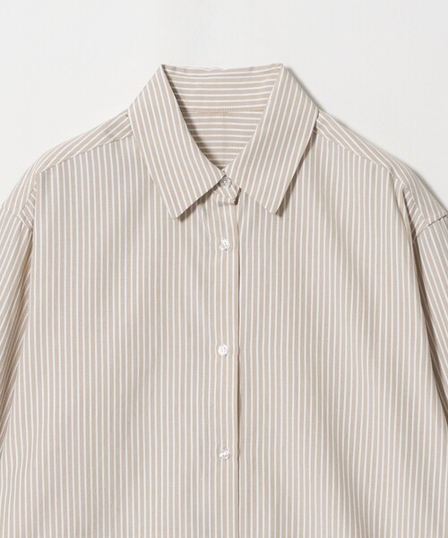 A DAY IN THE LIFE UNITED ARROWS(アデイインザライフユナイテッドアローズ)の「コットンブロード レギュラーカラーシャツ <A DAY IN THE LIFE>(シャツ/ブラウス・レディース・その他1/オフホワイト/ライトブルー・FREE)」の11枚目の写真