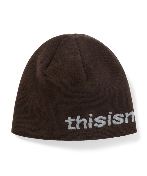 SP-Logo No Cuff Beanie（ニットキャップ/ビーニー）｜thisisneverthat