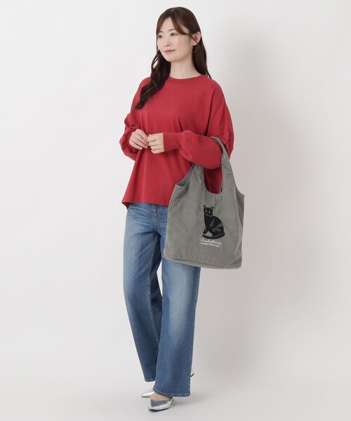 one'sterrace(ワンズテラス)の「SE アニマル刺繍 CDトート 26AW(トートバッグ・レディース・ベージュ系8/ダークブラウン系8/グレー系4/グレー系その他7・99)」の20枚目の写真