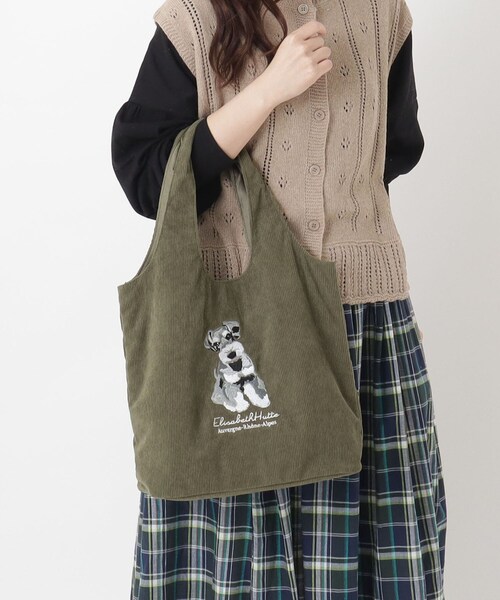 one'sterrace(ワンズテラス)の「SE アニマル刺繍 CDトート 26AW(トートバッグ・レディース・ベージュ系8/ダークブラウン系8/グレー系4/グレー系その他7・99)」の21枚目の写真