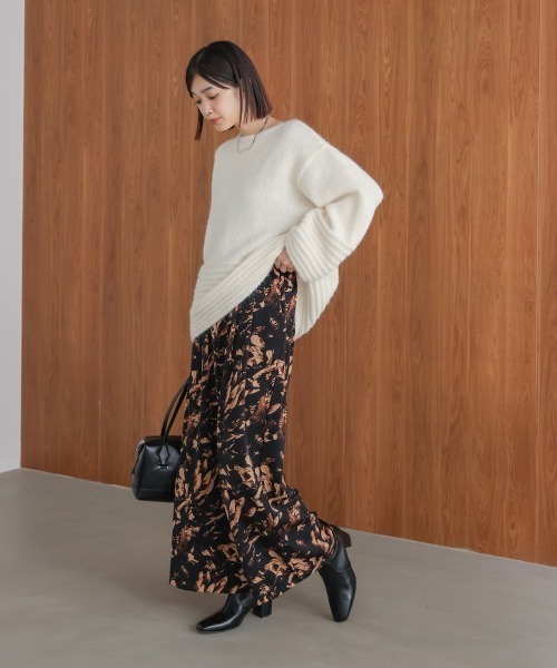 Bou Jeloud(ブージュルード)の「モノトーン柄パンツ(その他パンツ・レディース・ホワイト/キャメル・FREE)」の6枚目の写真