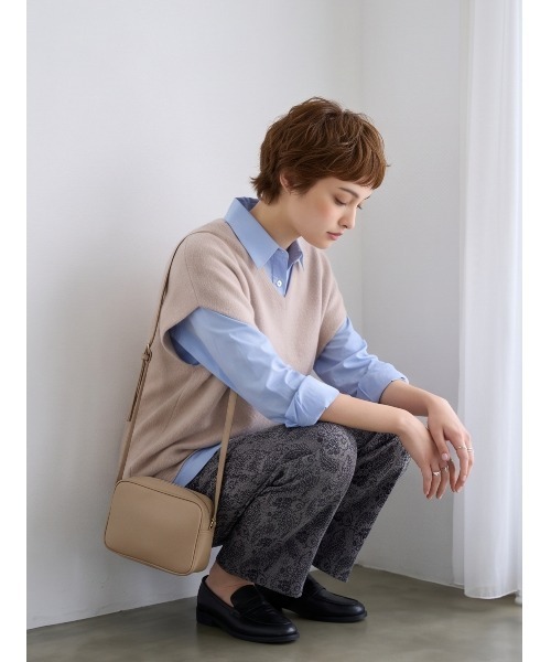Sew loop(ソーループ)の「ペイズリー柄起毛あったかワイドパンツ(スラックス・レディース・グレー/ブラック・FREE)」の18枚目の写真