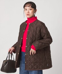 【別注】<Traditional Weatherwear>ARKLEY Aライン キルティング ミドル ジャケット