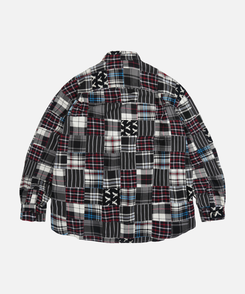 FRIZMWORKS（フリズムワークス）の「MADRAS PATCHWORK RELAXED SHIRT _ MONO（シャツ/ブラウス・メンズ・その他・SMALL/MEDIUM/LARGE/X-LARGE）」の2枚目の写真