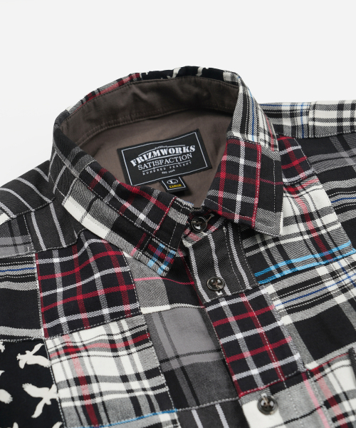 FRIZMWORKS（フリズムワークス）の「MADRAS PATCHWORK RELAXED SHIRT _ MONO（シャツ/ブラウス・メンズ・その他・SMALL/MEDIUM/LARGE/X-LARGE）」の3枚目の写真
