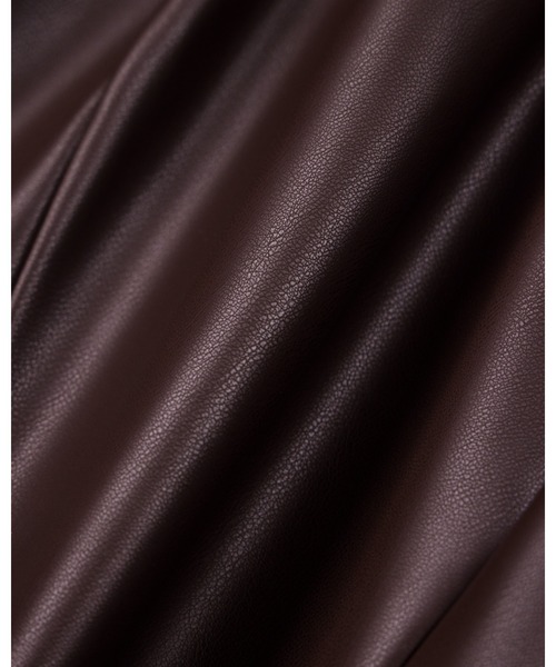 ARMANI EXCHANGE(アルマーニエクスチェンジ)の「【A|X アルマーニ エクスチェンジ】<ZOZO限定>PUコーティング ジャンプスーツ(サロペット/オーバーオール・レディース・ダークブラウン・0/8/6/4/2)」の7枚目の写真