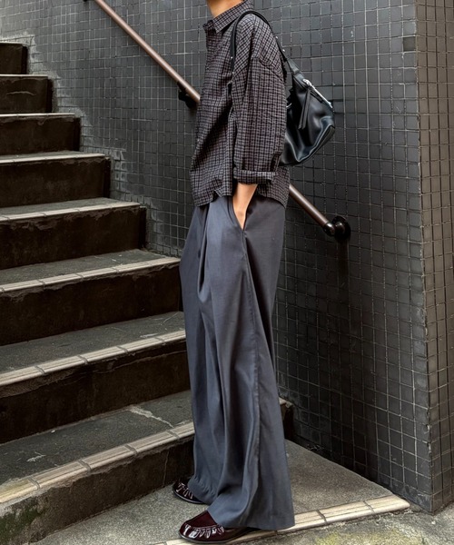 Never mind the XU / Chikashitsu+（ネバーマインド ザ エックスユー / チカシツプラス）の「【Chikashitsu +】daily hobo bag (2color) / 【チカシツプラス】デイリーボーボーバッグショルダーバッグ（ショルダーバッグ・メンズ・ブラウン/ブラック・ONE SIZE）」の19枚目の写真