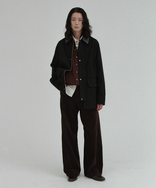 WYM LIDNM(ウィム バイ リドム)の「CURVED CORDUROY 5P PANTS(その他パンツ・メンズ・ブラック/オフホワイト/ダークブラウン・XS/L/S/M)」の5枚目の写真