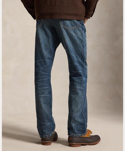 POLO RALPH LAUREN(ポロ ラルフ ローレン)の「ヴィンテージ クラシック ディストレスト ジーンズ(デニムパンツ・メンズ・ブルー・36/32/32/30/30/30/34/32/28/30)」の5枚目の写真