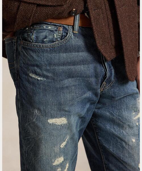 POLO RALPH LAUREN(ポロ ラルフ ローレン)の「ヴィンテージ クラシック ディストレスト ジーンズ(デニムパンツ・メンズ・ブルー・36/32/32/30/30/30/34/32/28/30)」の6枚目の写真