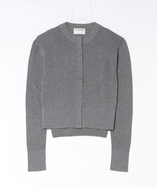 CLANE(クラネ)の「CLANE/クラネ/BUTTON CARDIGAN TANK SET(カーディガン/ボレロ・レディース・ブラウン/アイボリー/レッド/グレー・1)」の3枚目の写真