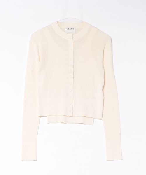CLANE(クラネ)の「CLANE/クラネ/BUTTON CARDIGAN TANK SET(カーディガン/ボレロ・レディース・ブラウン/アイボリー/レッド/グレー・1)」の2枚目の写真