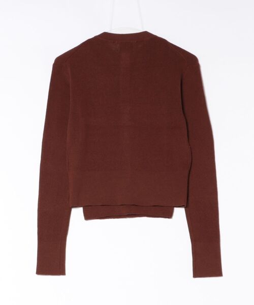 CLANE(クラネ)の「CLANE/クラネ/BUTTON CARDIGAN TANK SET(カーディガン/ボレロ・レディース・ブラウン/アイボリー/レッド/グレー・1)」の5枚目の写真