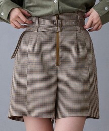 ダブルベルトショートパンツ