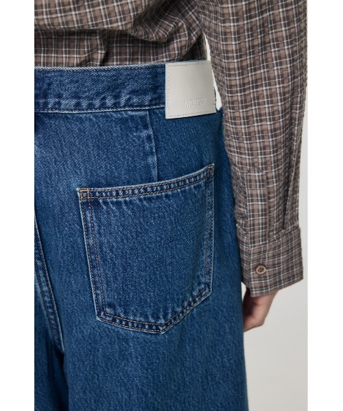 MOUSSY(マウジー)の「LOOSE WAIST DENIM STRAIGHT(デニムパンツ・レディース・ワンウォッシュ/ブルー・0/2/1)」の12枚目の写真