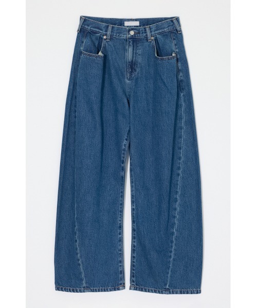 MOUSSY(マウジー)の「LOOSE WAIST DENIM STRAIGHT(デニムパンツ・レディース・ワンウォッシュ/ブルー・0/2/1)」の14枚目の写真